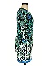 Assorted Brands Print Teal Cocktail Dress Size 2 - photo 4
