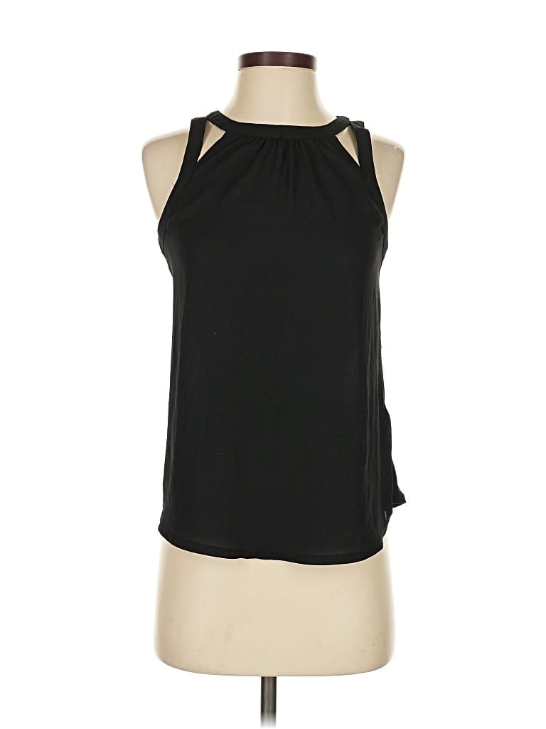 Pre-owned Express Outlet Sleeveless Blouse In Black