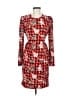 Shein Argyle Red Cocktail Dress Size 8 - 10 - photo 1