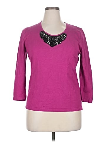 August Silk 3/4 Sleeve Top (view 1)