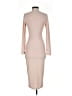 PrettyLittleThing Solid Tan Cocktail Dress Size 4 - photo 2