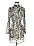 Three Eighty Two 100% Polyester Animal Print Silver Cocktail Dress Size S - photo 1