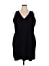 Fabletics Solid Black Casual Dress Size 4X - photo 1