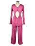 Blank London Solid Pink Jumpsuit Size L - photo 2