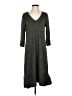 Wrap Gray Casual Dress Size 4 - photo 1