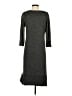 Wrap Gray Casual Dress Size 4 - photo 2