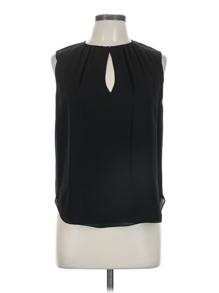 Pre-owned L'agence Tank Top Black Halter Neckline Tops