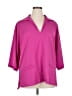 MNG Pink 3/4 Sleeve Top Size XL - photo 1