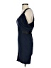 La Rok Solid Blue Cocktail Dress Size S - photo 5