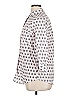 Foxcroft 100% Cotton Print White 3/4 Sleeve Button-Down Shirt Size 14 - photo 5