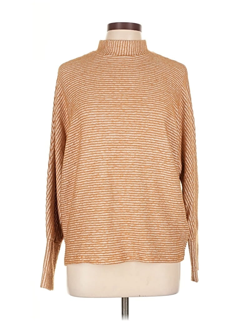 Pre-owned Out From Under Turtleneck Sweater In Brown