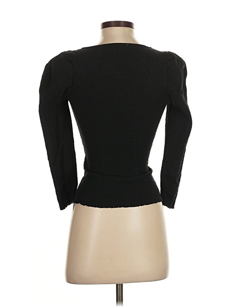 Pre-owned Nation Ltd 3/4 Sleeve T-shirt In Black