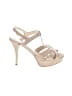 David's Bridal Metallic Gold Sandals Size 10 - photo 1