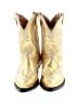 Assorted Brands Gold Ankle Boots Size 5 - photo 2