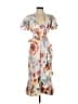 Banjanan Print White Cocktail Dress Size XS - photo 1
