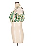 Rhode 100% Cotton Green Sleeveless Blouse Size L - photo 5