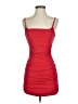 Unbranded 100% Polyester Solid Red Cocktail Dress Size XS - photo 1