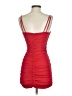 Unbranded 100% Polyester Solid Red Cocktail Dress Size XS - photo 2