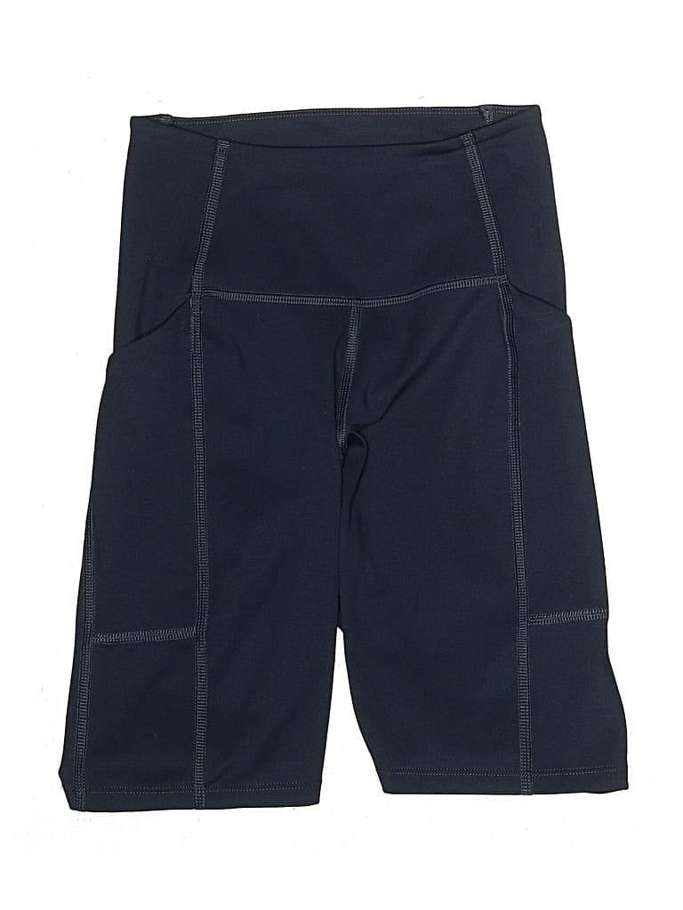 Pre-owned Girlfriend Collective Athletic Shorts In Blue