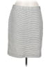 Ann Taylor LOFT Outlet Chevron-herringbone Silver Casual Skirt Size 12 - photo 1