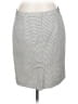 Ann Taylor LOFT Outlet Chevron-herringbone Silver Casual Skirt Size 12 - photo 2