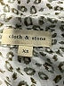 Cloth & Stone 100% Rayon Animal Print Ivory Long Sleeve Blouse Size XS - photo 7