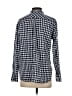 J.Crew Checkered-gingham Blue Long Sleeve Button-Down Shirt Size 1 - photo 2