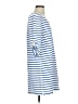 E by Eloise Stripes Blue Casual Dress Size S - photo 4