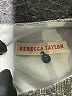 Rebecca Taylor 100% Polyester Gray Short Sleeve Top Size 2 - photo 3