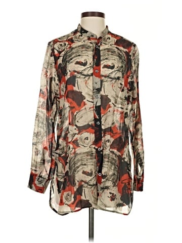 Billy Reid Long Sleeve Blouse (view 1)