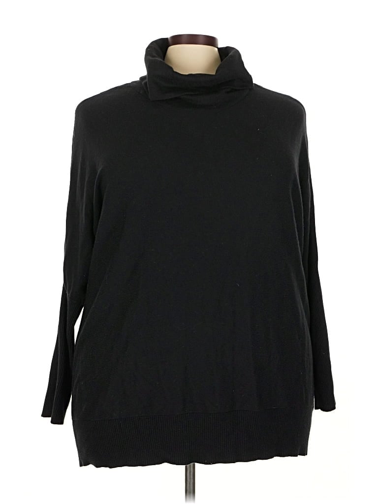 Pre-owned Dknyc Turtleneck Sweater In Black