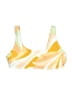 Cupshe Graphic Yellow Swimsuit Top Size 0X - photo 1