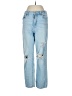 JBD Hearts Blue Jeans Size 29 waist - photo 1