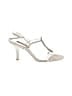 Nina Ivory Silver Sandals Size 9 1/2 - photo 1