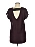 Stella & Dot Burgundy Short Sleeve Top Size M - photo 2