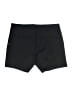 Ecru Solid Black Shorts Size 0 - photo 2