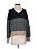 French Connection Color Block Gray Pullover Sweater Size XS - photo 1