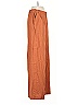 Open Edit Solid Brown Linen Pants Size S - photo 4
