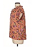 Buffalo by David Bitton 100% Viscose Floral Brown Short Sleeve Blouse Size L - photo 5