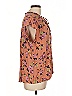 Buffalo by David Bitton 100% Viscose Floral Brown Short Sleeve Blouse Size L - photo 4