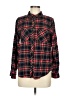 Maurices Plaid Red Long Sleeve Button-Down Shirt Size M - photo 1