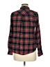 Maurices Plaid Red Long Sleeve Button-Down Shirt Size M - photo 2
