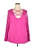 LIVI Pink Long Sleeve Blouse Size XXL (estimated) - photo 1