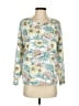 Lou & Grey Tropical White Pullover Sweater Size XXS - photo 1