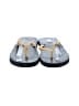 Assorted Brands Silver Tan Flip Flops Size 38 - 39 - photo 2