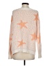 Unbranded Stars Orange Pullover Sweater Size S - photo 2
