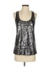 Walter Silver Sleeveless Blouse Size 2 - photo 1