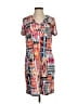 Tribal Print Orange Casual Dress Size S - photo 1