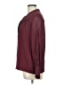 Iris & Ink Burgundy Long Sleeve Blouse Size 12 - photo 5