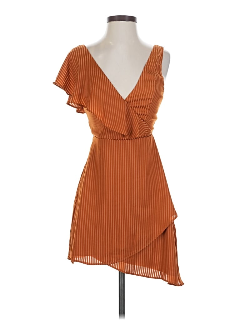 Pre-owned Nbd Cocktail Dress In Orange